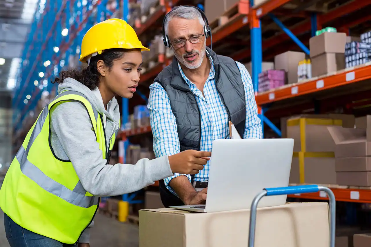 Apparel supply chain management dashboard.